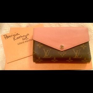 Gorgeous LV Pallas Wallet - Monogram/Rose Poudre Authenticity Guaranteed